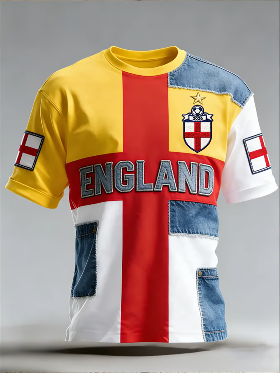 2026 England Soccer Fan Tee Half Time Gameday Shirt Soccer Fan Gift