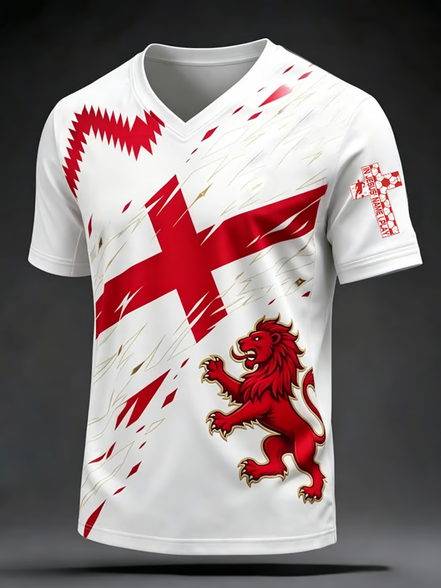 Three Lions Soccer Tee Football Champion Shirt Soccer Fan Shirt