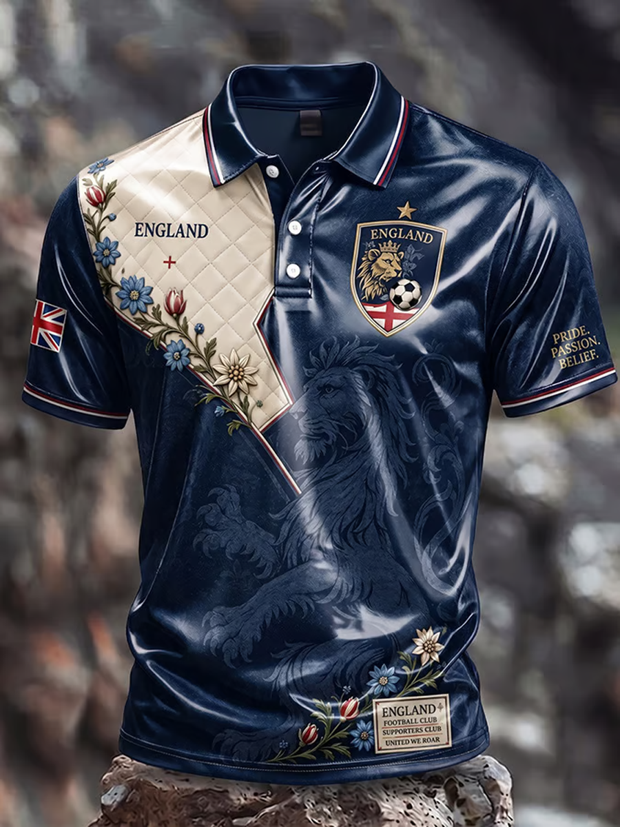 2026 England Soccer Fan Tee Half Time Gameday Shirt Father's Day Present