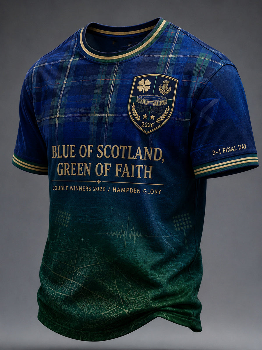 Celtic Football Supporter Tee Football Champion Shirt Soccer Fan Shirt
