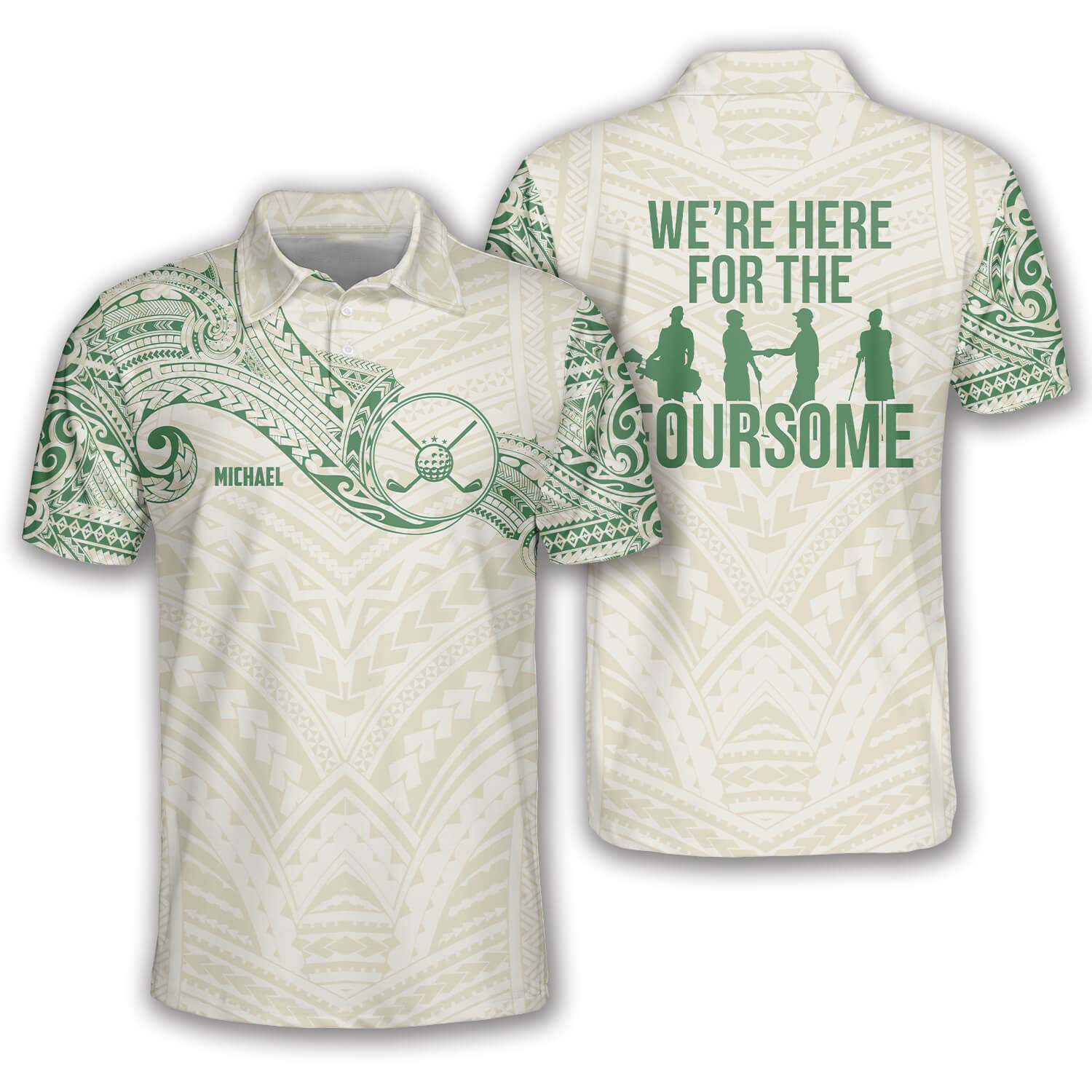 A Great Hitter Custom Golf Polo Shirts For Men, Long Sleeve Golf Shirts, Golf Lovers Gift