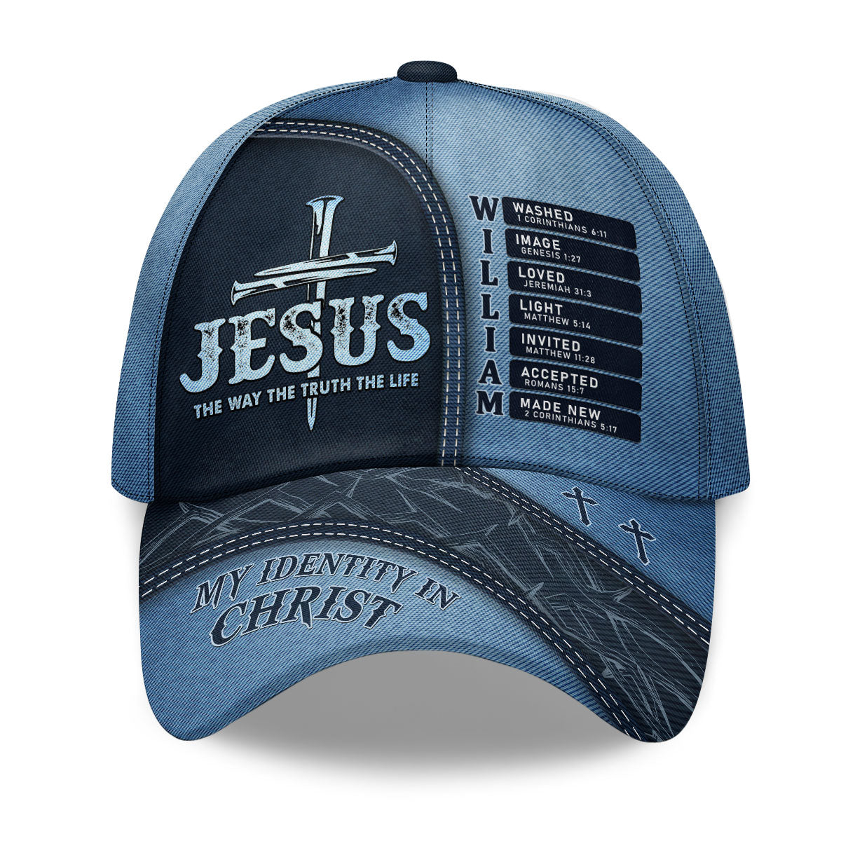 My Identity In Christ Classic Cap, Cap For Men, Christian Baseball Hats, Christian Gifts For Men