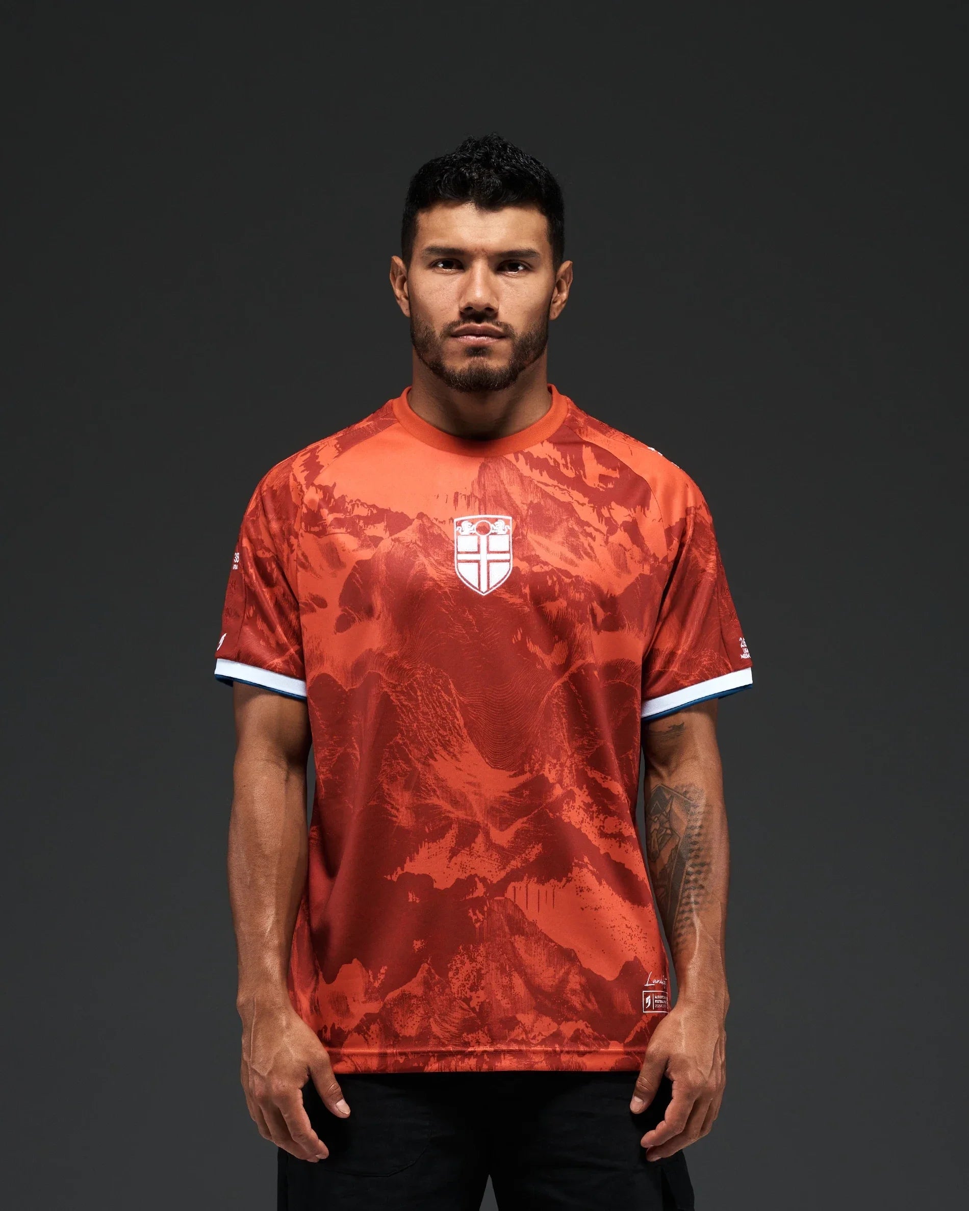 Norway Heritage Jersey Mesh Soccer Champion Shirt Father's Day Present