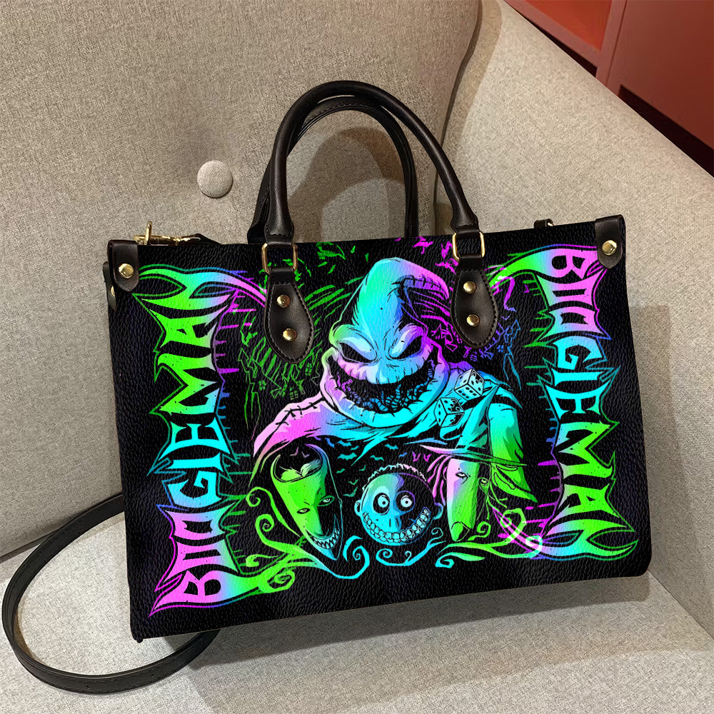 Halloween Oogie Boogie Purse Handbag Set - Women Leather Bag