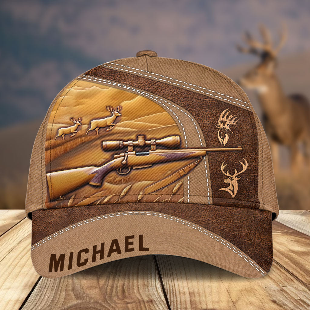 Deer Hunting Hat, Personalized Hunting Classic Cap, Gifts For Men, Gifts For Hunter