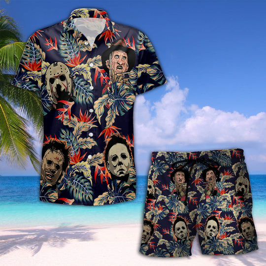 Horror Movie Hawaiian Shirt, Gift Ideas For Horror Fans