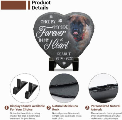 Pet Memorial Stone, Personalized Dog Memorial Cat Memorial Granite Stone, Pet Memorial Gifts, Decorations for Grave, Memorial Stone