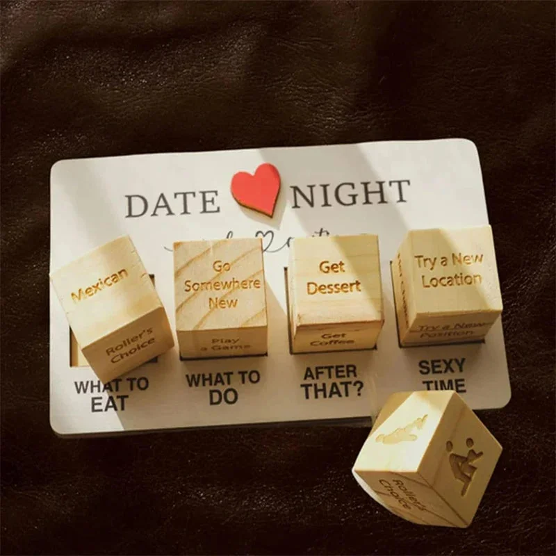 Personalized Date Night Dices, Date Night Gifts, Couple Game,  Couple Valentine Gift, Custom Anniversary Gifts