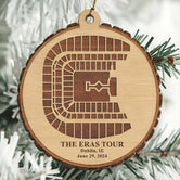 The Eras Tour Dublin Stadium Personalized Christmas Wood Ornament, Gift For Swifties