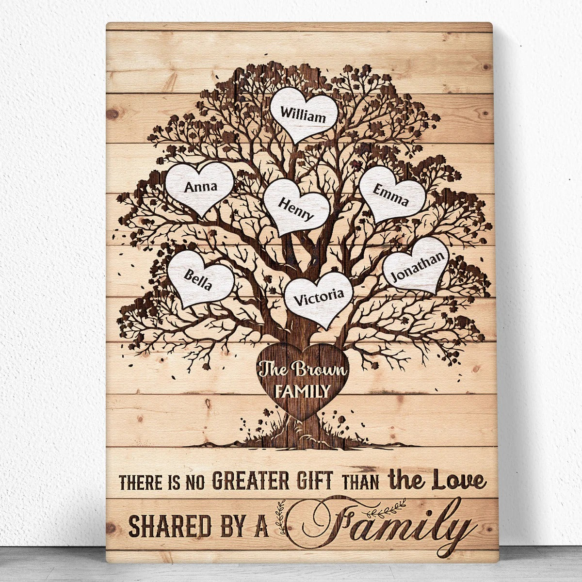 This Is Us Custom Canvas Wall Art, Family Tree Art, Gift For Mom