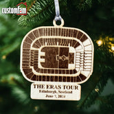 The Eras Tour Edinburgh Stadium Ornament, Personalized Christmas Ornament