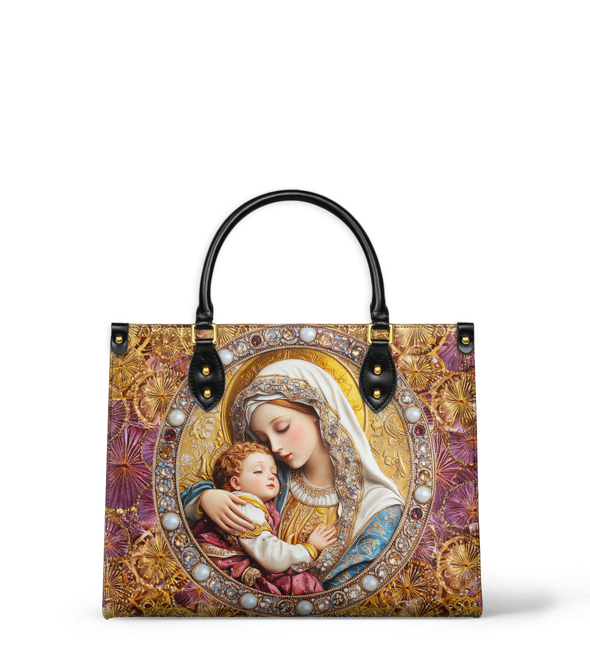 The Madonna and Child Leather Handbag, Mother's Day Gifts