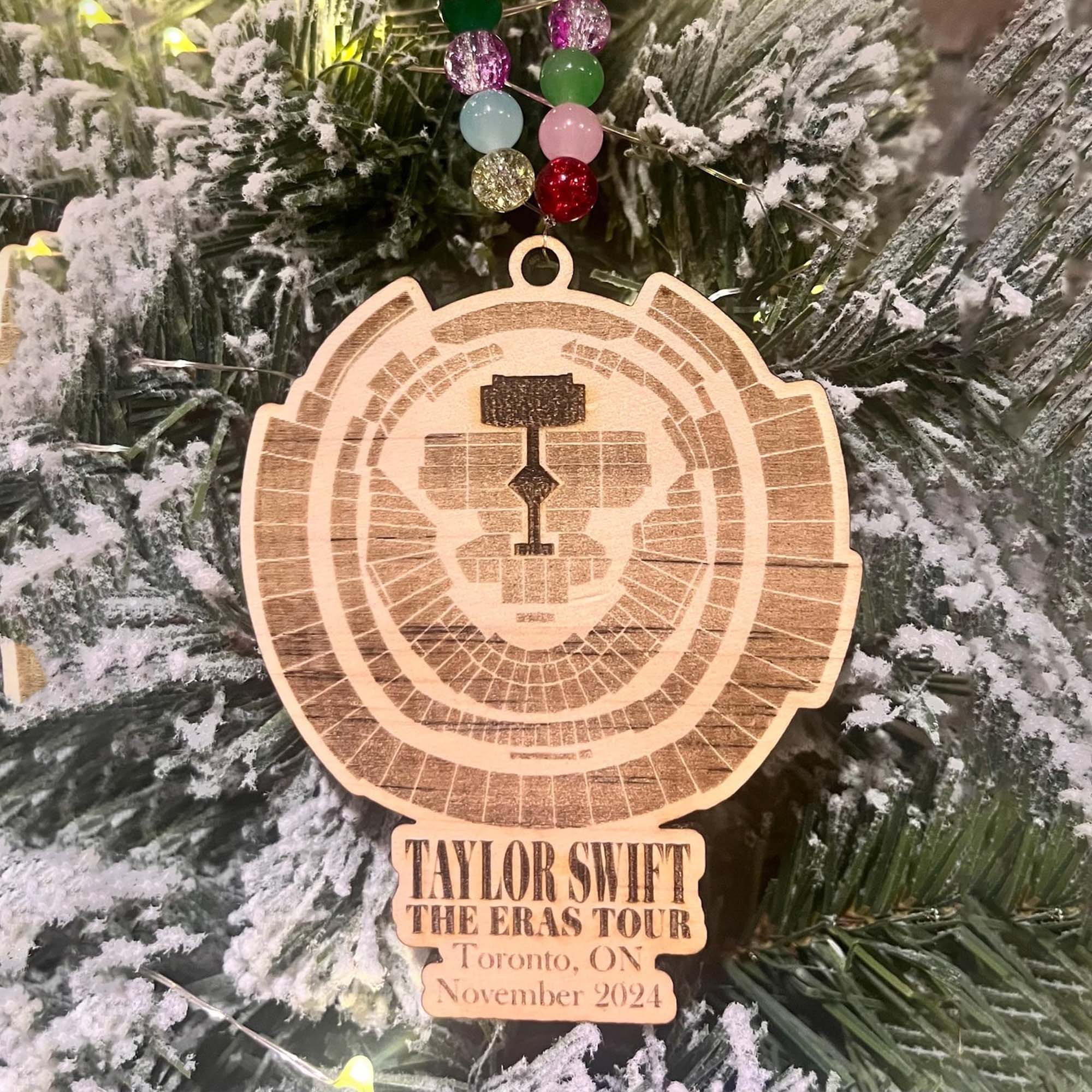 Personalized The Eras Tour Stadium Ornament, 2024 Christmas Ornament, Swiftie Ornament, Swifties Gift