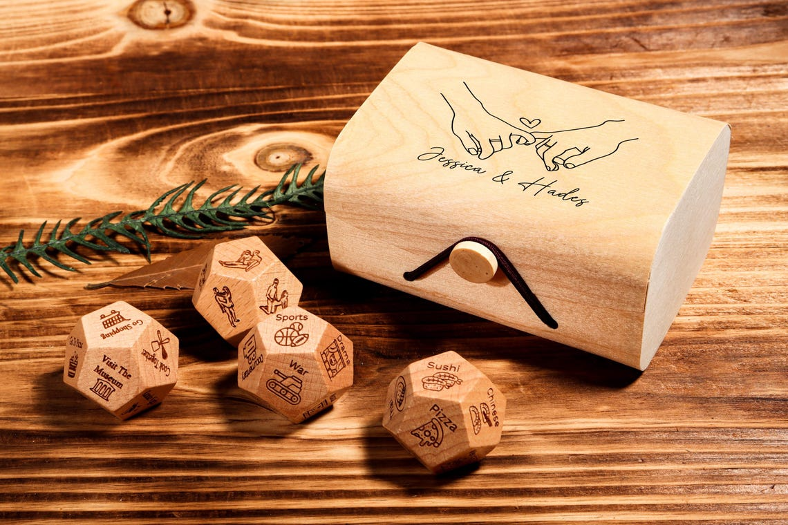 Custom Date Night Dice, Position Dice, Couple Game, Date Night Gifts, Personalized Gift For Couples