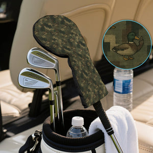 Mallard Duck Green Camo Golf Head Cover For Men - View 4