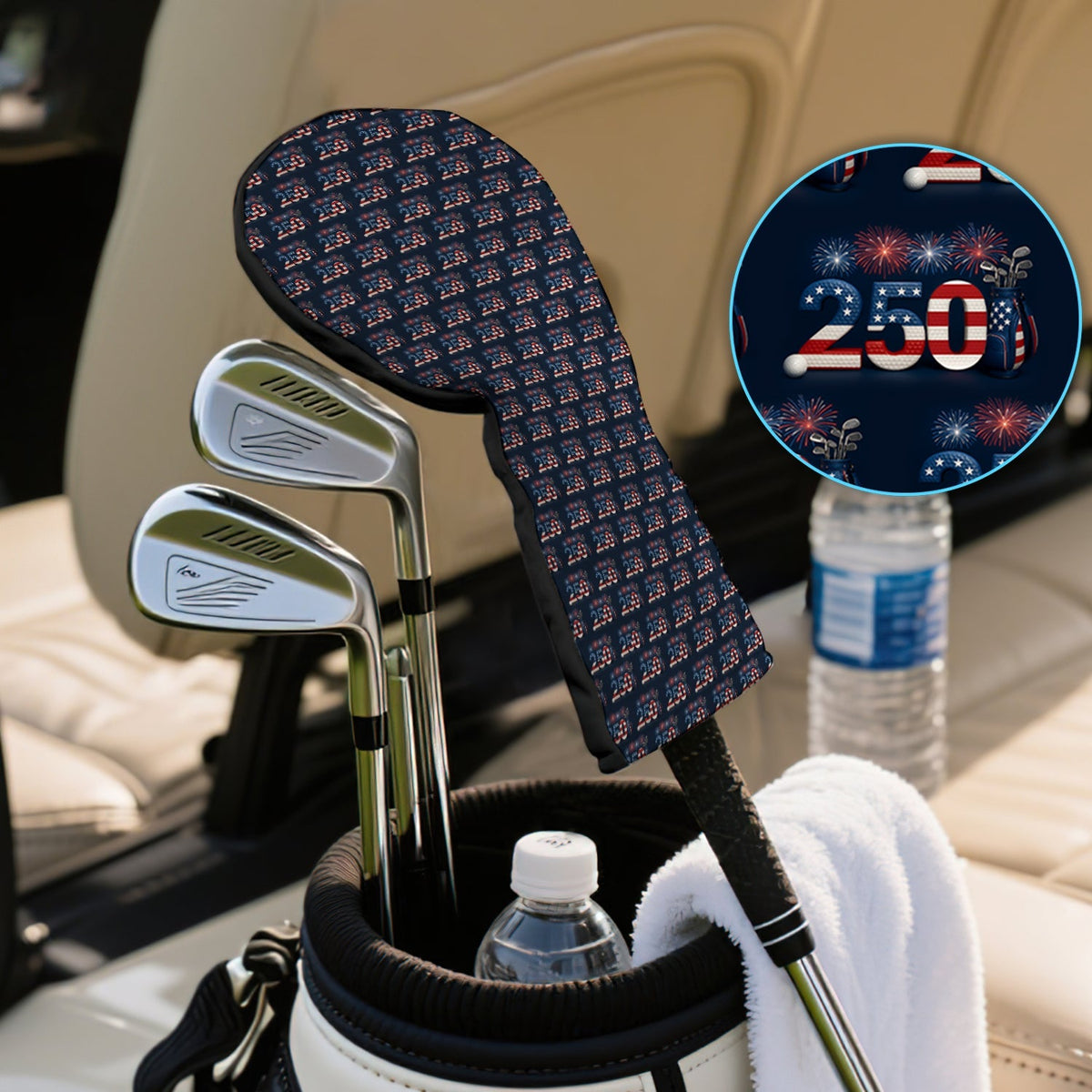 USA 250th Anniversary Patriotic Golf Head Cover For Men - View 4