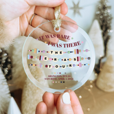 Personalized It Was Rare I Was There Acrylic Ornament, Swiftie Ornament, Swifties Gift, Eras Tour Gift