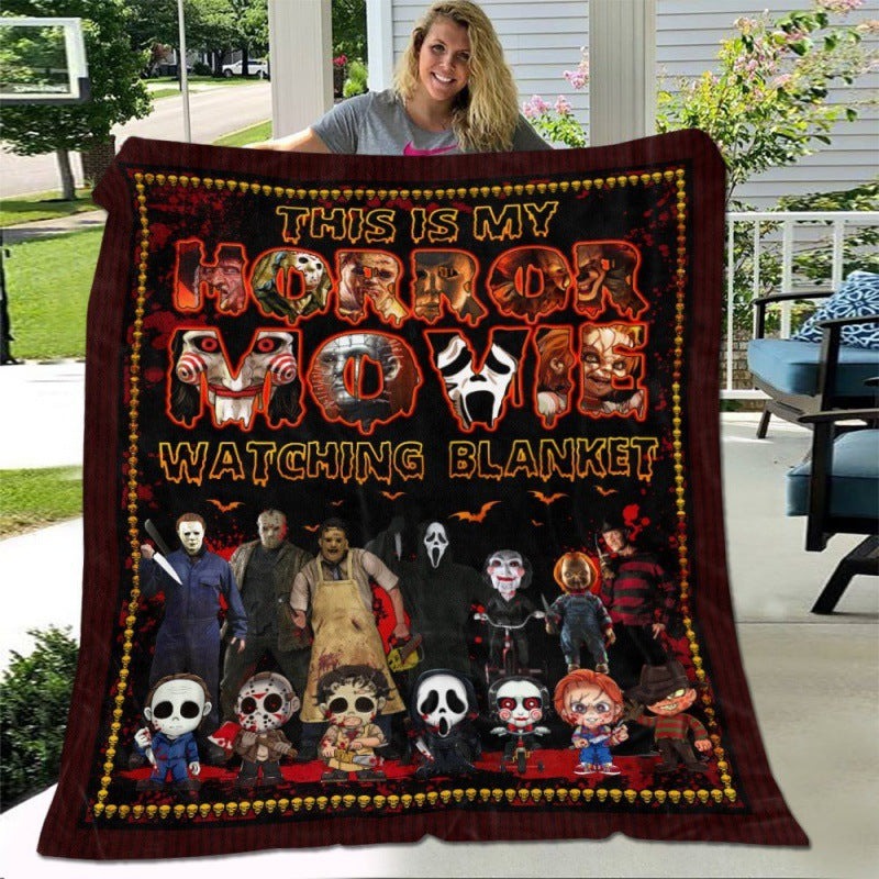 Halloween This Is My Horror Movie Blanket, Horror Movies Fan Gift