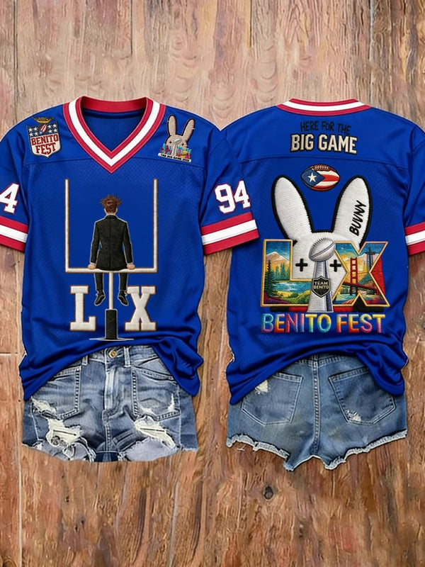 Benito Bowl Puerto Rico Acho Shirt, Bad Bunny 2026 Football Tee, Bunny Bowl Football Tee