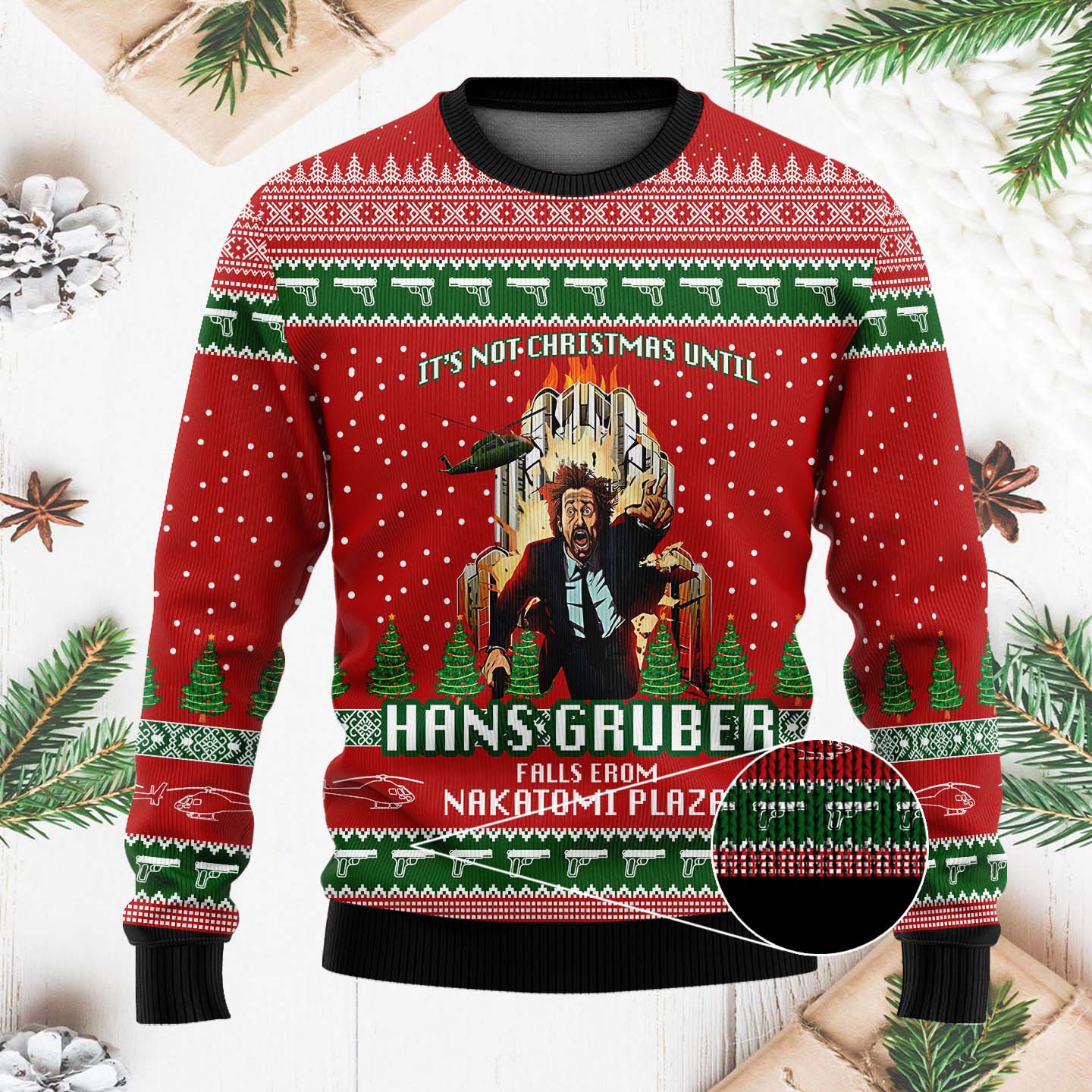 It's Not Christmas Until Hans Gruber Funny Christmas Ugly Sweater, Christmas Gifts