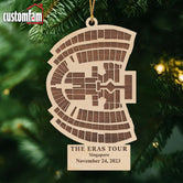 The Eras Tour Singapore Stadium Ornament, Personalized Christmas Ornament