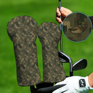 Mallard Duck Green Camo Golf Head Cover For Men - View 5