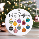 Merry Swiftmas Ornament, The Eras Tour Ornament, Gift For Swifties