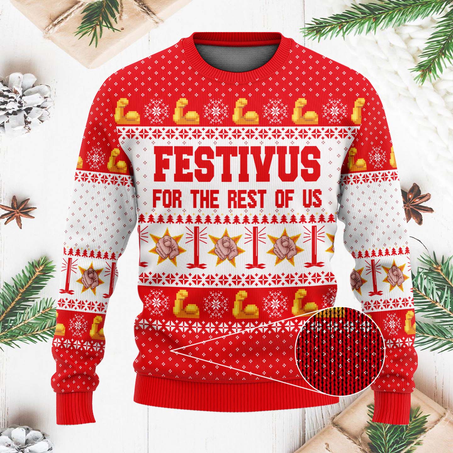 Festivus For The Rest Of Us Funny Christmas Ugly Sweater, Christmas Gifts