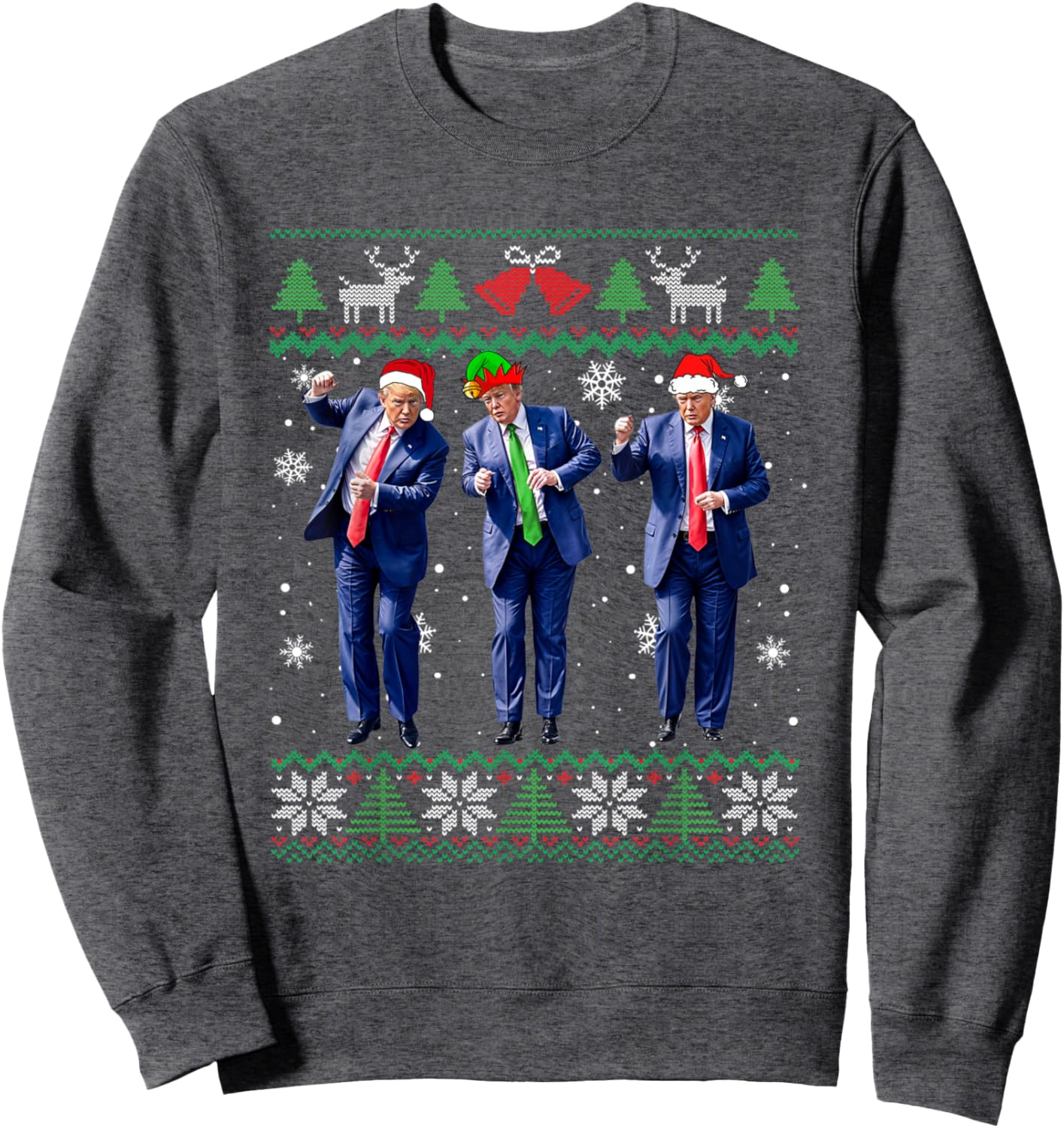 Trump Dancing Trump2024 US President Sweatshirt, Funny Christmas Sweatshirt, Christmas Gift