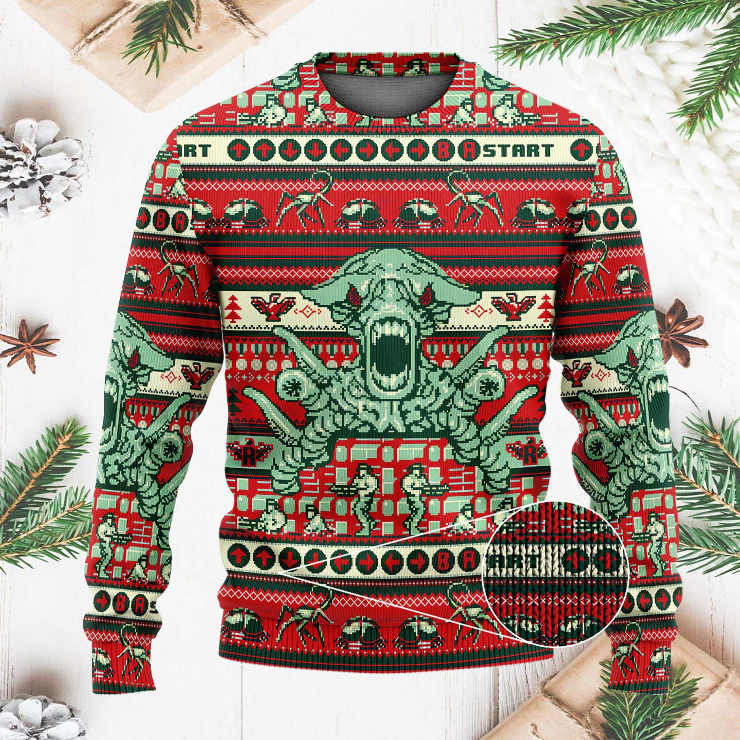 Contra Funny Christmas Ugly Sweater, Ugly Christmas Sweater, Christmas Gifts