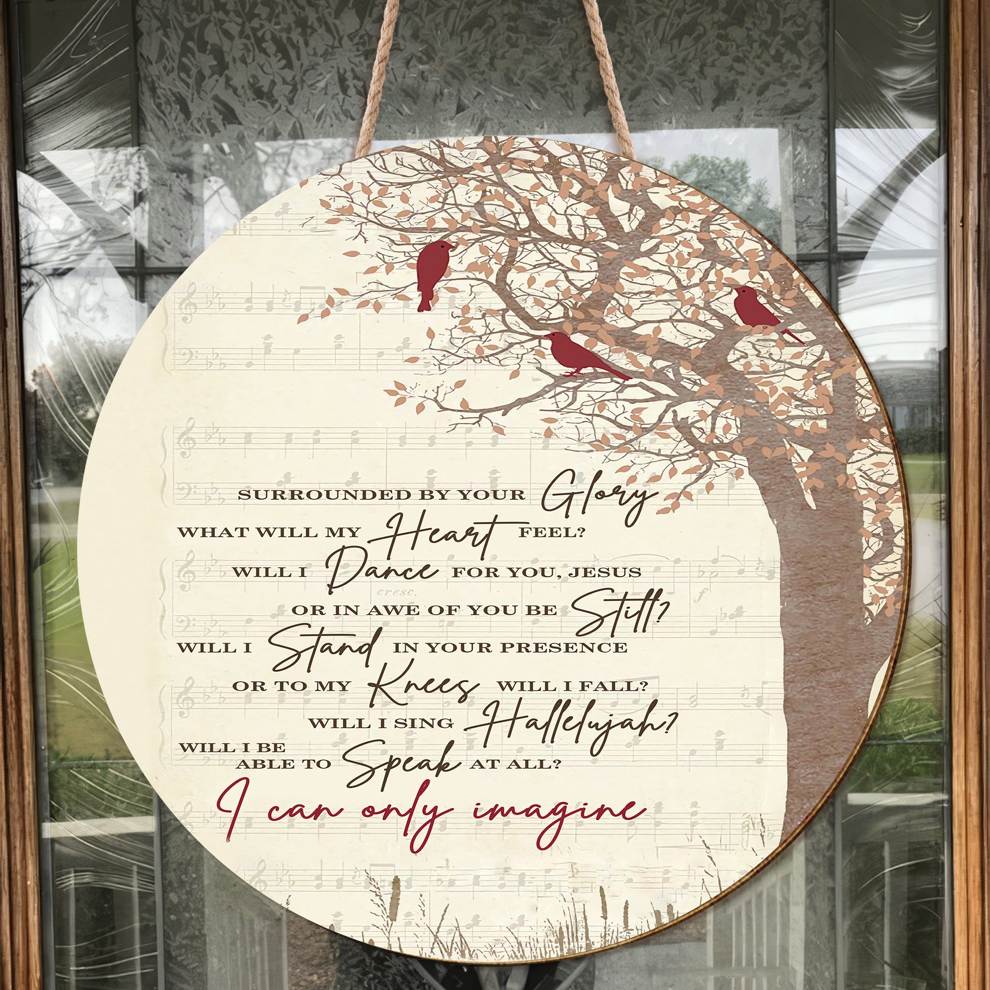 I Can Only Imagine Lyrics Vintage Tree Wall Art For Mercyme Wood Sign