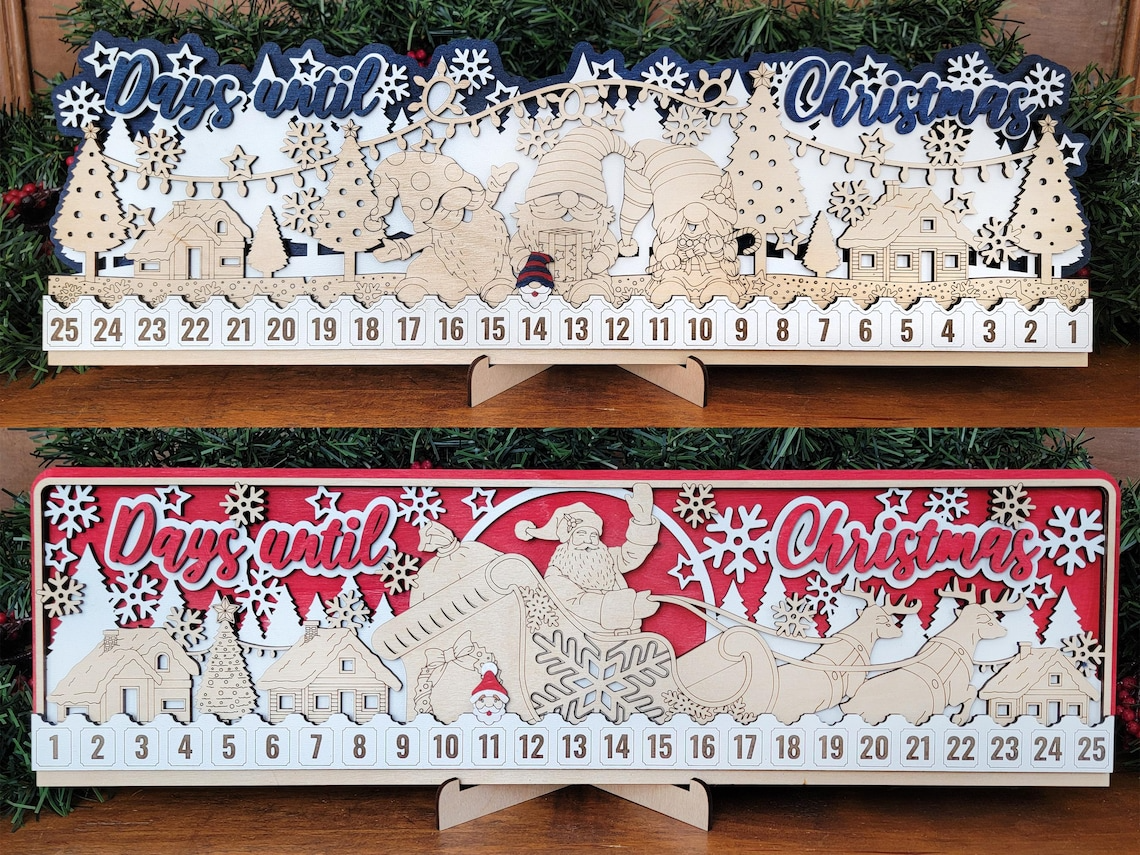 The Ultimate Christmas Countdown Sign, Christmas Countdown Calendar, Christmas Decor