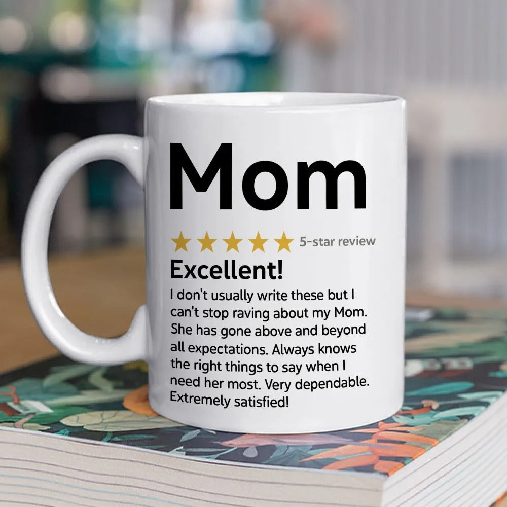 Review About Mom Personalized Mug, Mom Coffee Mug, Gift For Mom