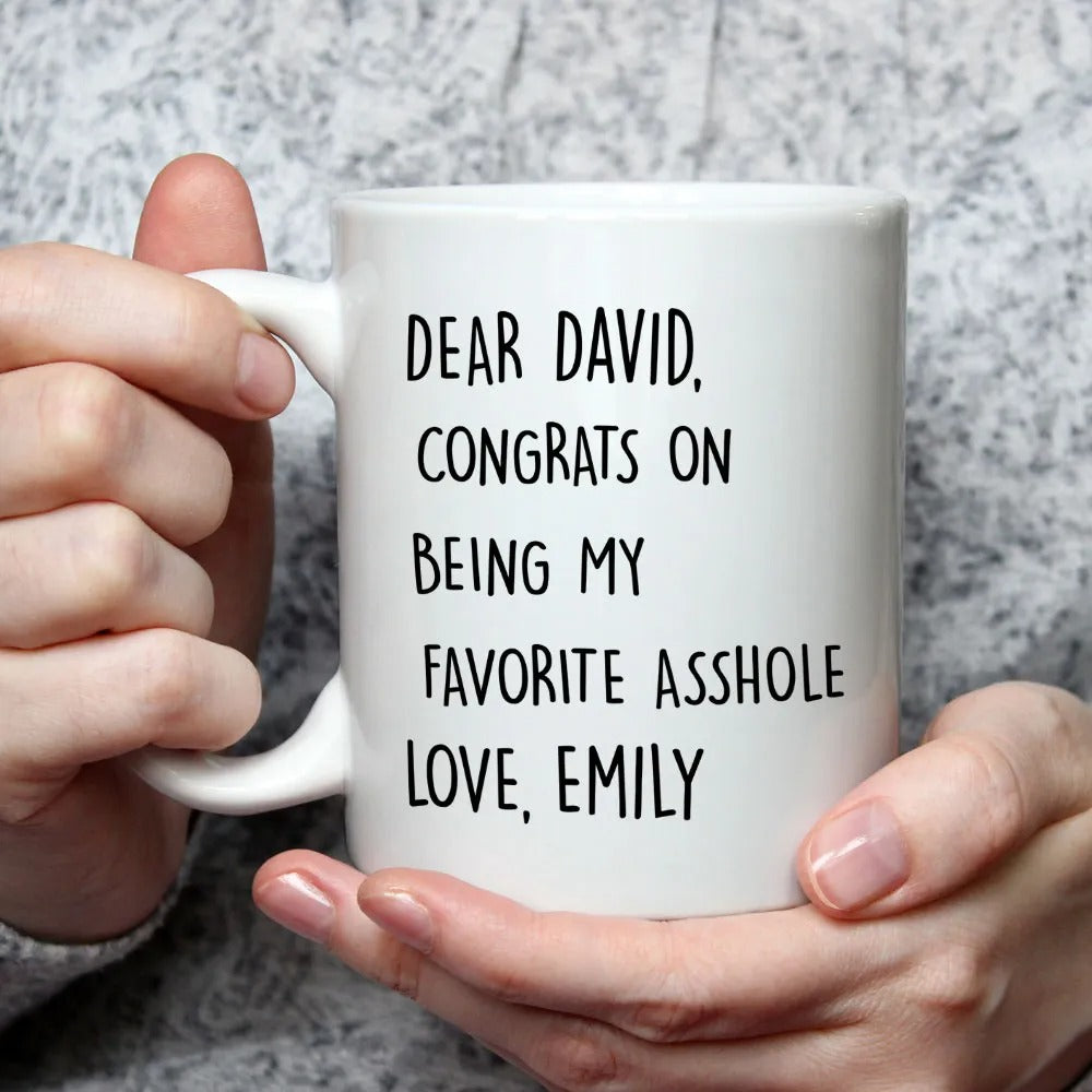 Congrats On Being My Favorite Personalized Mug, Mom Coffee Mug, Mother's Day Gift