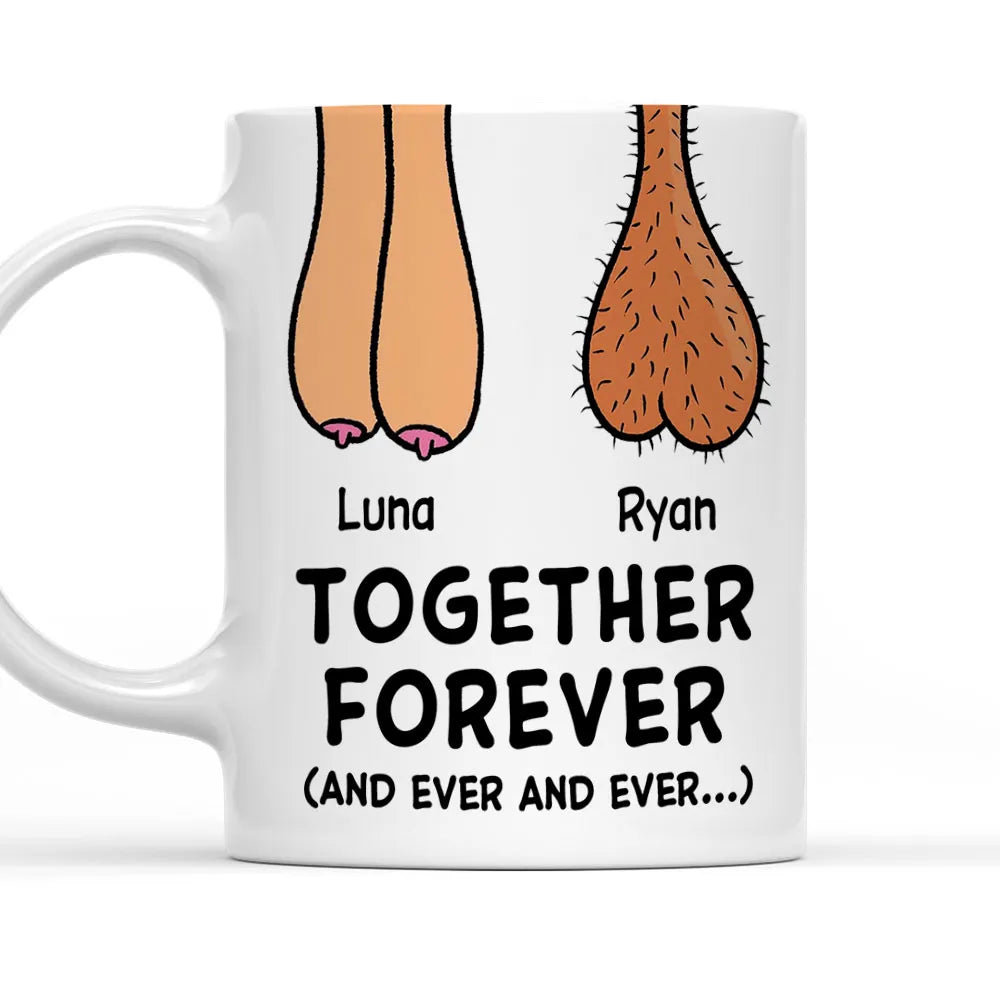 Together Forever Coffee Mug, Funny Couple Mug, Personalized Gifts For Couple, Valentine Gifts