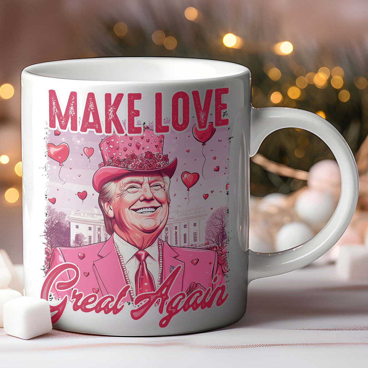 Make Love Great Again, Valentine's Day Mug, Anniversary Gift, Valentine's Day Gifts