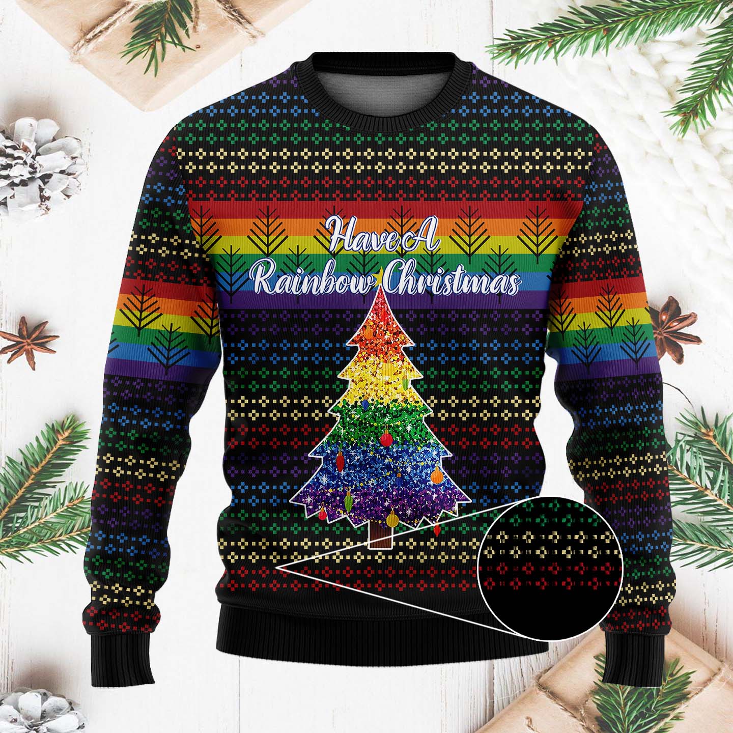 Have A Rainbow Christmas Funny Christmas Ugly Sweater, LGBT Pride Shirt, Christmas Gifts