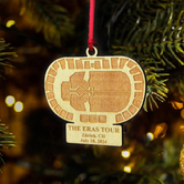 The Eras Tour Zürich Stadium Personalized Christmas Ornament, Gift For Swifties