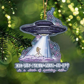 UFO Music Concert Christmas Acrylic Ornament, Swiftie Ornament, Gift For Swifties