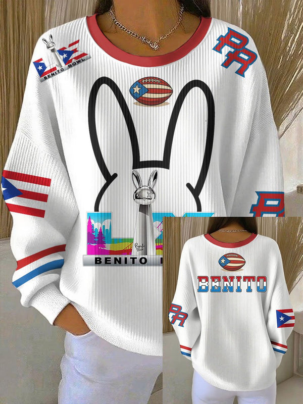 Bad Bunny LX 2026 Benito Bowl Tee, Puerto Rico Football Shirt, Bad Bunny Fan Gift