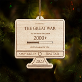 The Great War Personalized Swiftie Ornament, Gift For Swifties