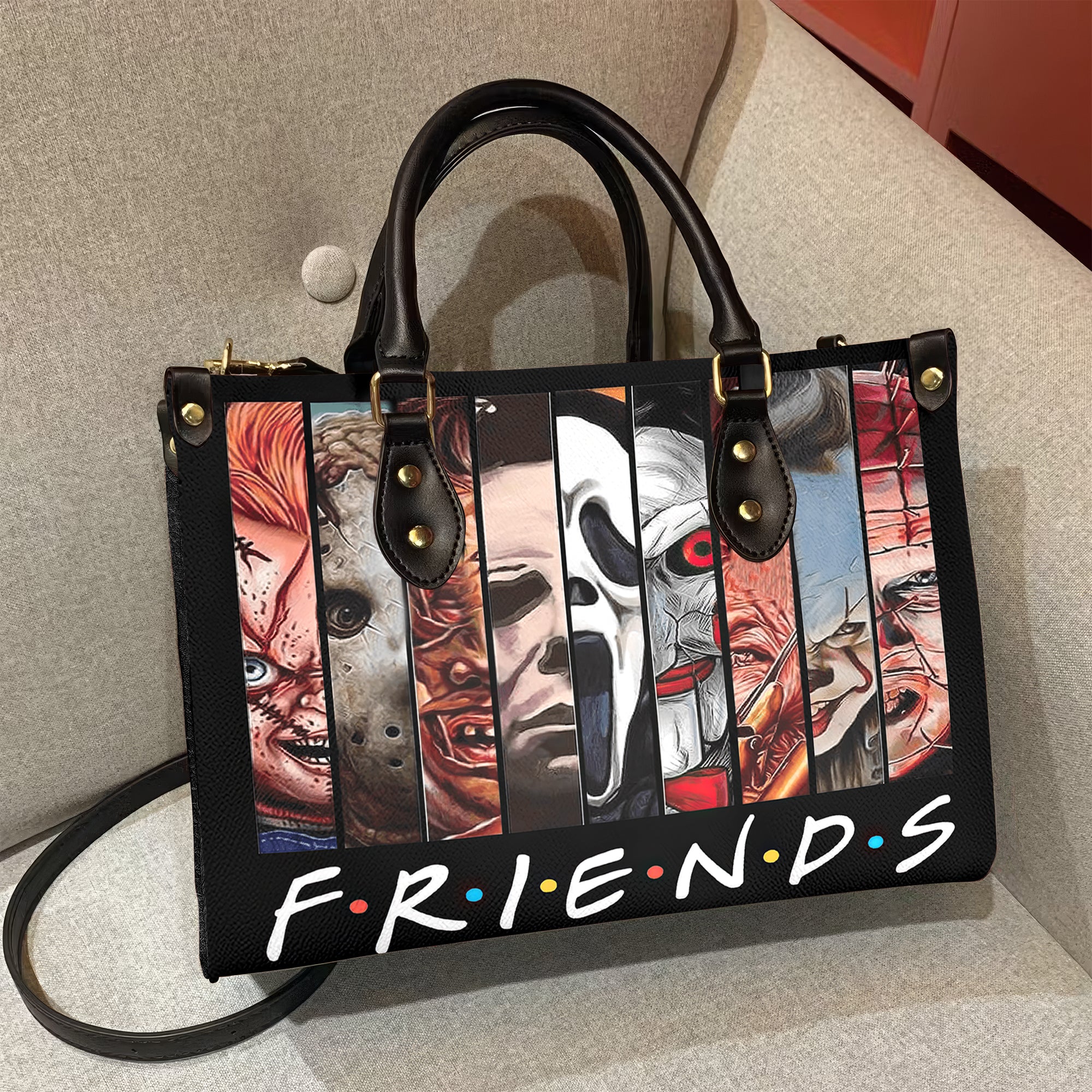 Horror Friends Movie Custom Halloween Bag With Wallet – CustomFam