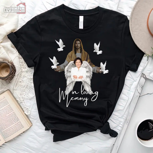 Memory In Loving Personalized T-Shirt, Mothers Day Gift, Memorial Mom Shirt, Gifts For Mom