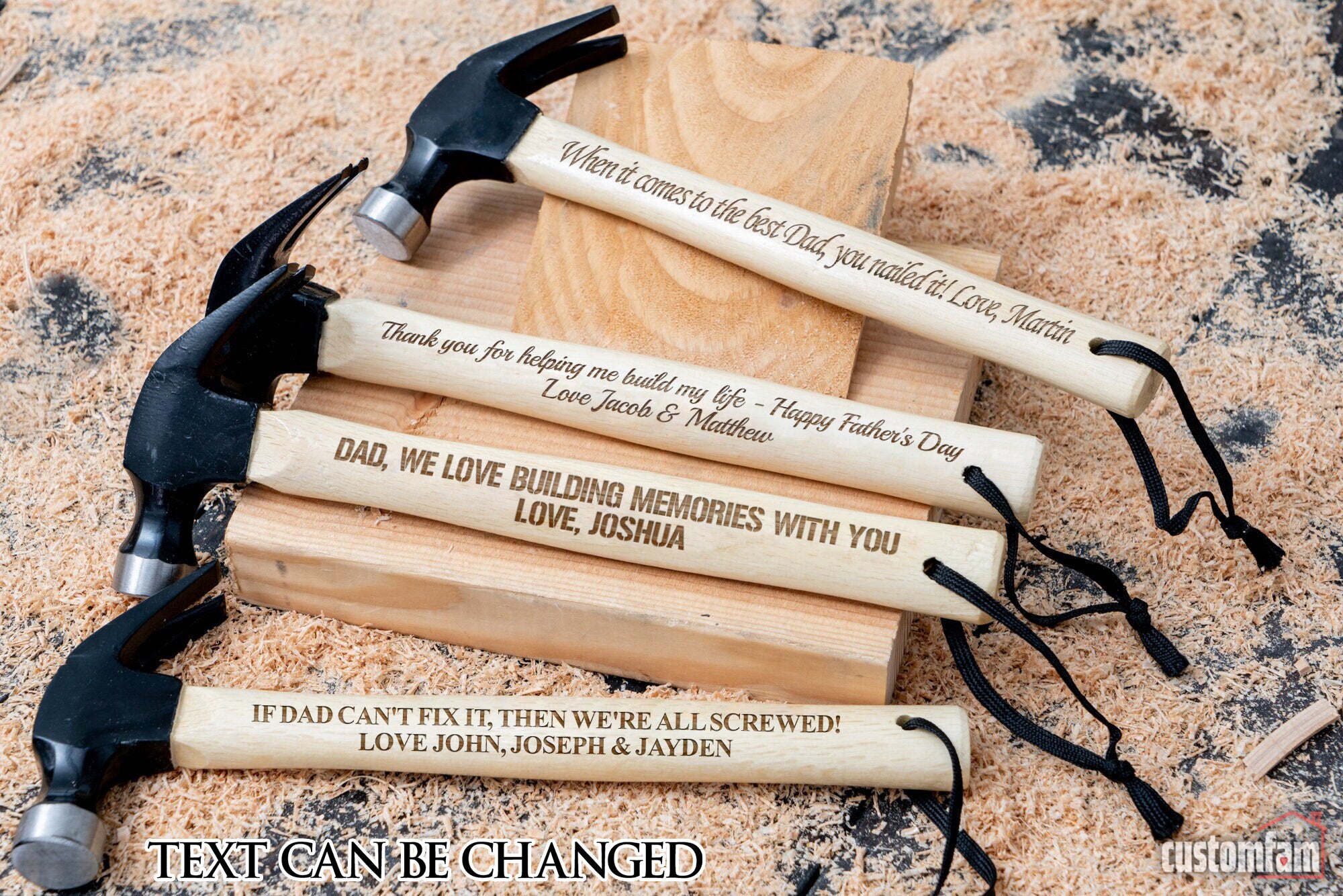 Personalized Hammer, Father's Day Gift Idea, Engraved Hammer, Daddy Gift