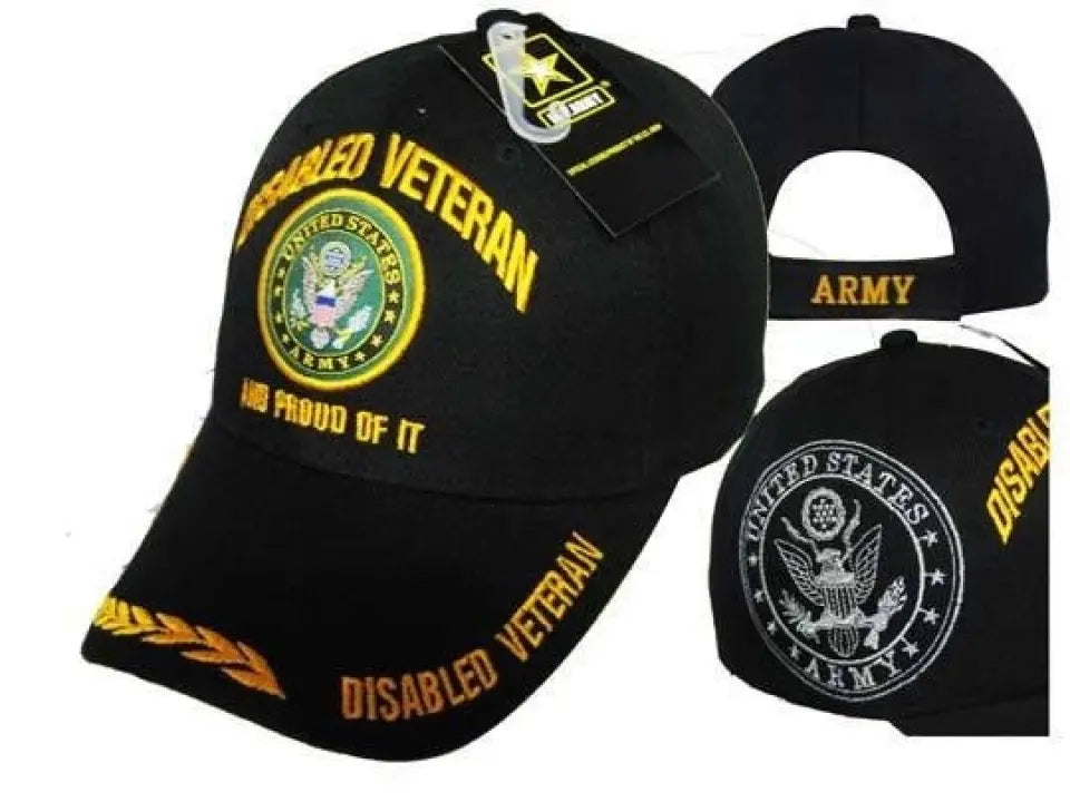 Personalized Embroidered  Disabled Veteran And Proud Of It Baseball cap, Veteran Gift