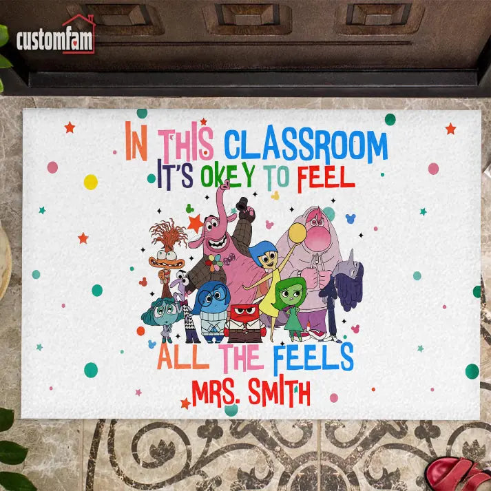 In This Classroom Custom Teacher Welcome Doormat, Teacher Appreciation Gift, Back To School