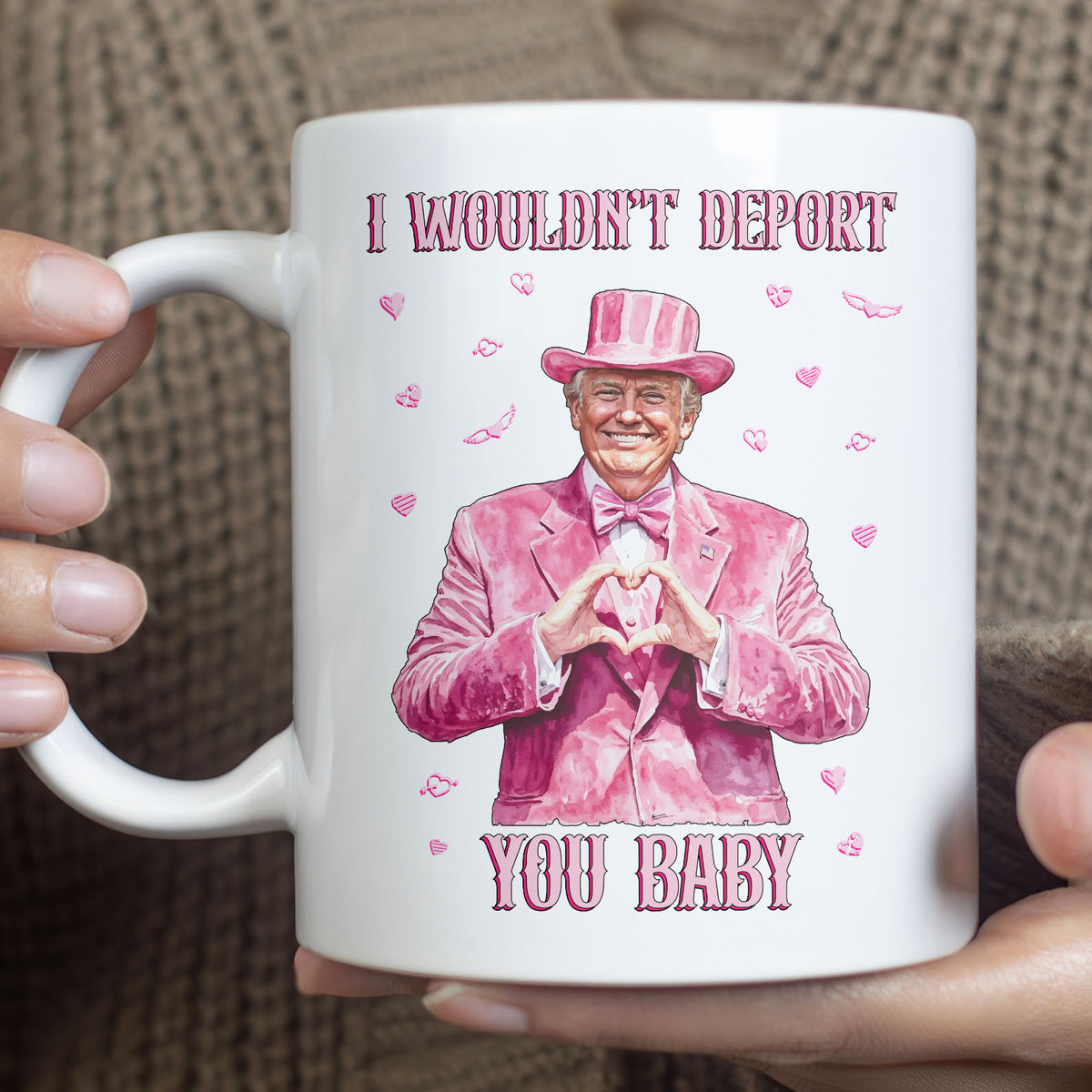 I Wouldn't Deport You Baby, Valentine's Day Mug, Valentine's Day Gifts