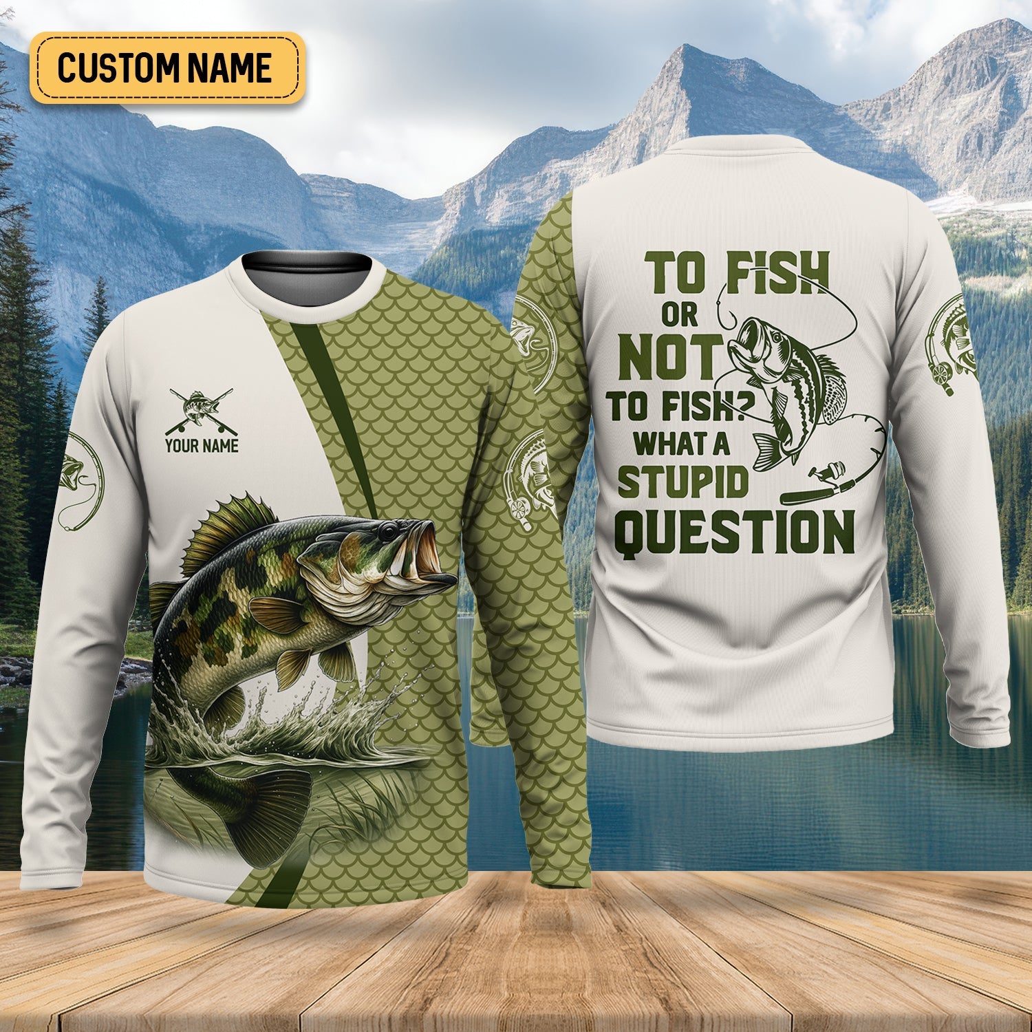 To Fish Or Not To Fish What A Stupid Question Camo Fishing Shirt, Funny Fishing Shirt, Fishing Shirts For Men