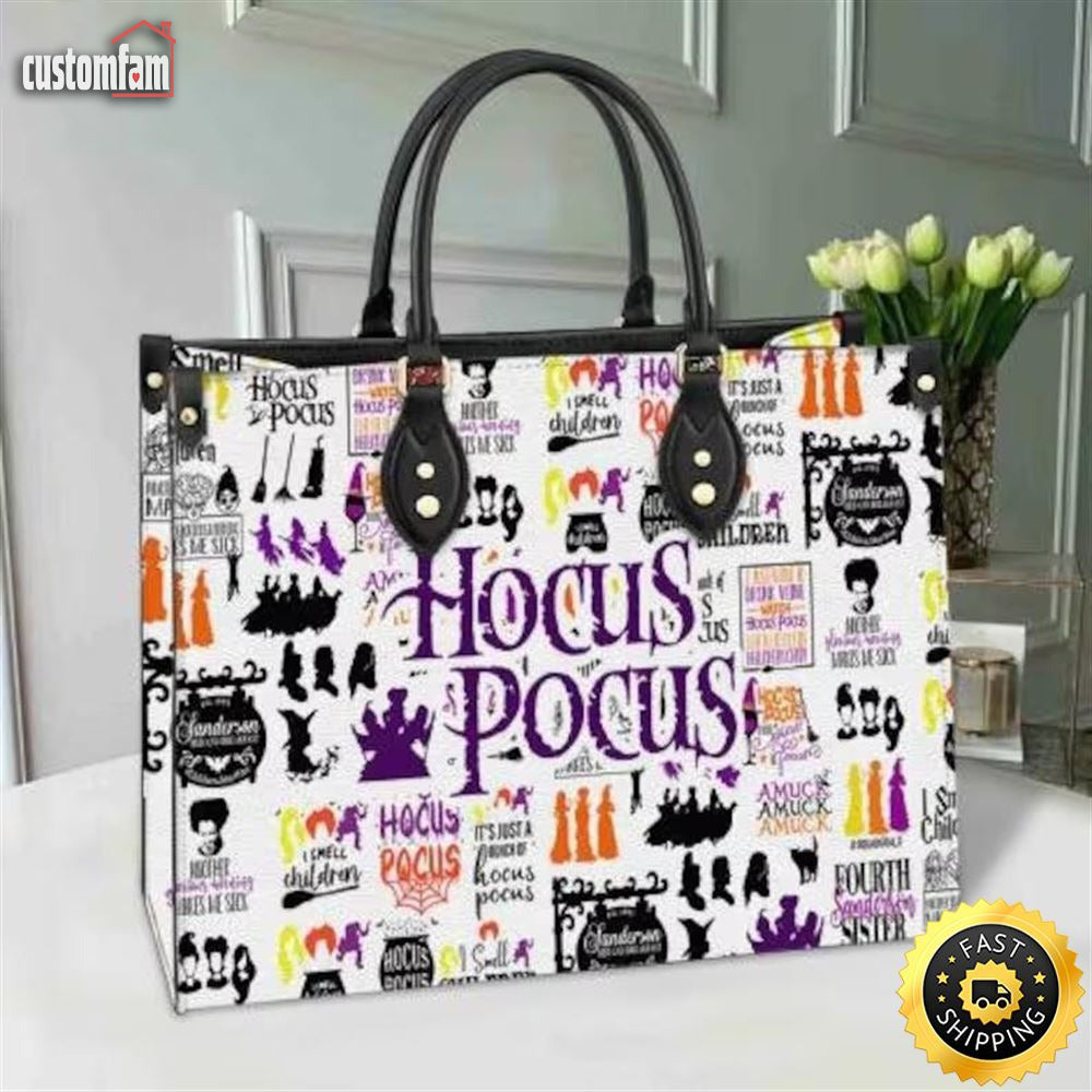 Horror Witches Hocus Pocus Purse, Halloween Witchy Bag