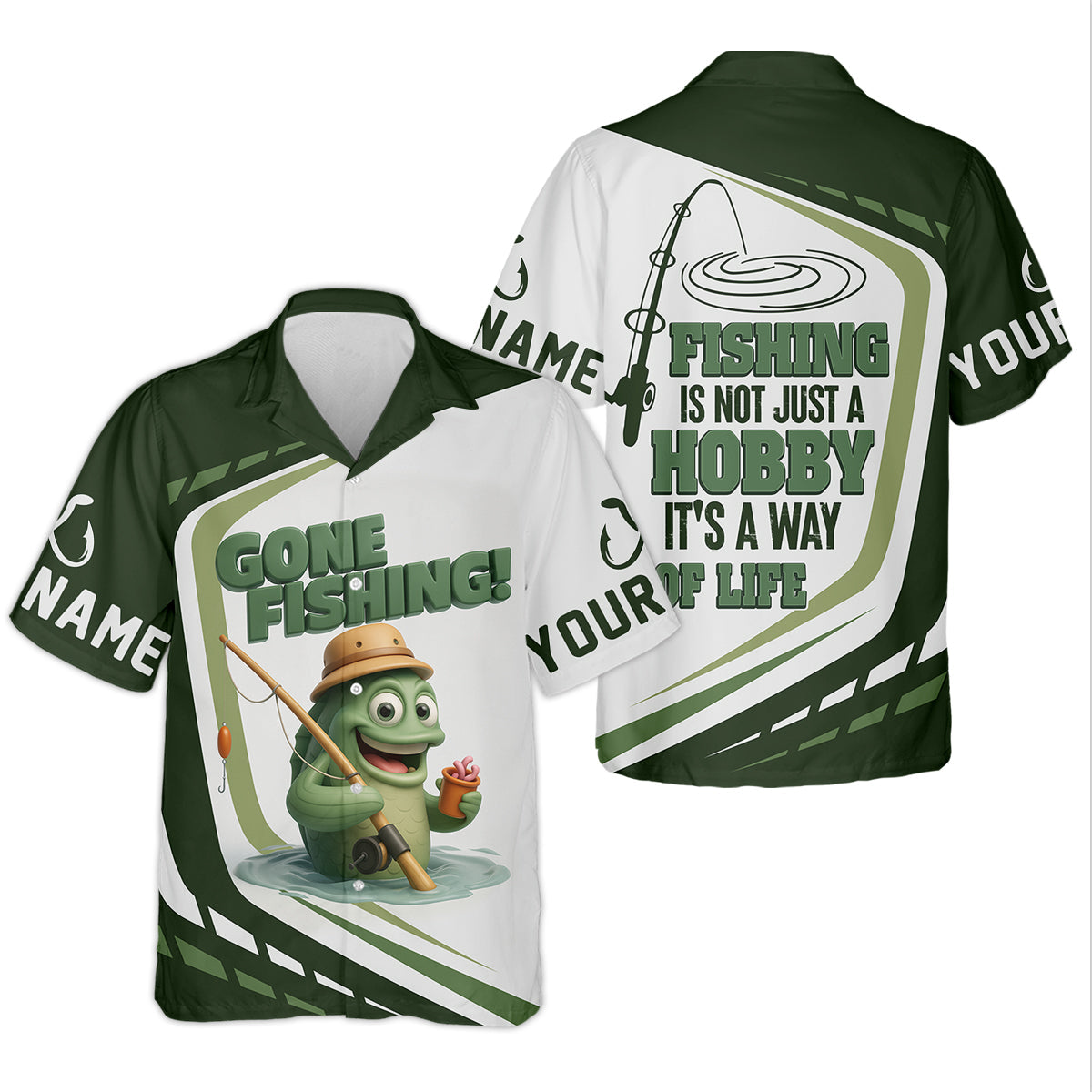 Gone Fishing, Fishing Is Not Just A Hobby, It's A Way Of Life Women SP –  CustomFam, image size:1200x1200